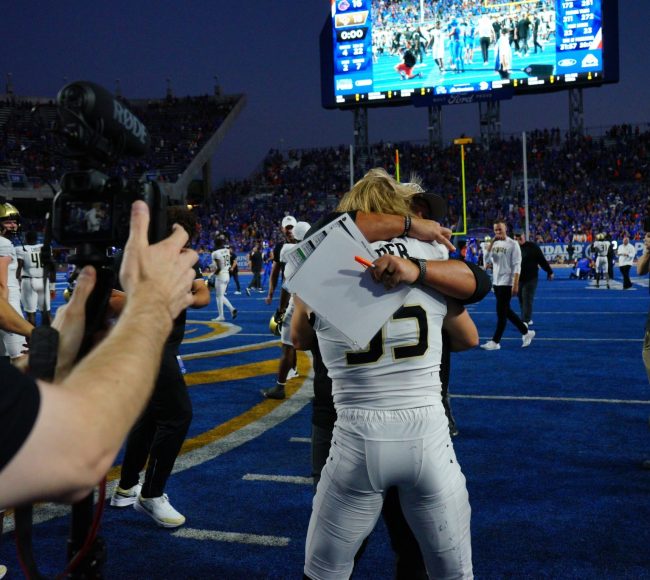 Boomer and Coach Larson UCF